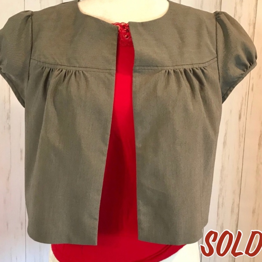 Ally B Girls Large Gray Shrug